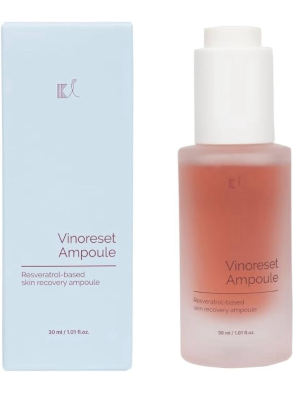 Ki Vinoreset Ampoule Resveratrol-based skin recovery ampoule K-beauty